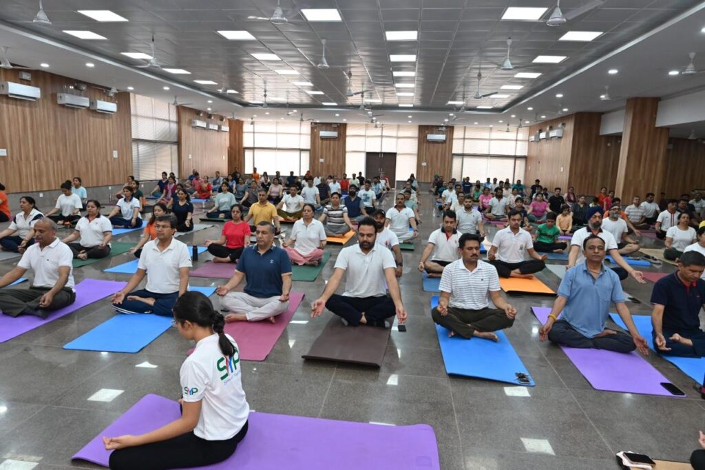 BBMB Celebrates International Yoga Day with great enthusiasm
