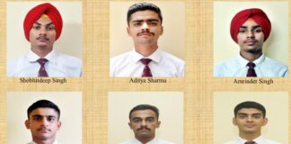Six more cadets of Maharaja Ranjit Singh Armed Forces Preparatory Institute commissioned into Indian Army