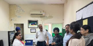 Health Minister pays surprise visit to the Civil Hospital Rupnagar