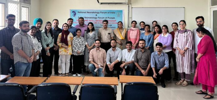 Pediatrics department of Govt Medical college Patiala organized skill based workshop for PG students of various colleges