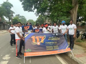 On its foundation day Bank of Baroda conducted CSR initiatives in Ludhiana