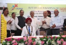 Rt. Kulwant Singh installed as president of Rotary Club Rupnagar