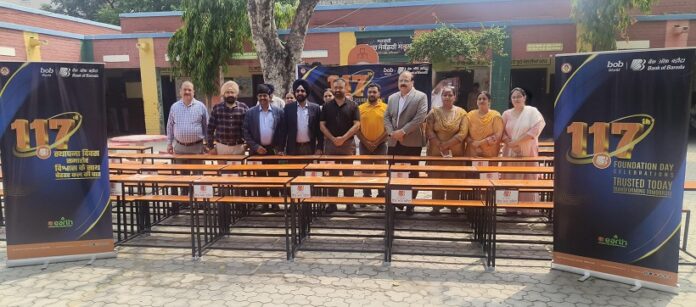 On its foundation day Bank of Baroda conducted CSR initiatives in Ludhiana