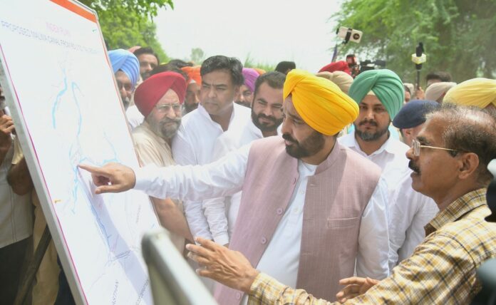 CM reviews work of first ever canal to be constructed in state in post-independence era