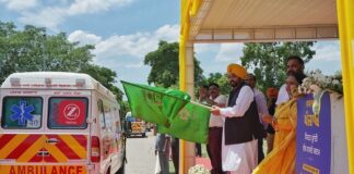 Quality Healthcare on Wheels: CM Flags off 58 Advanced Ambulances with 15-20 minutes reach time