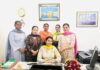 Dr. Attwal of world university hands over the Headship of English Department to Jaspreet Kaur