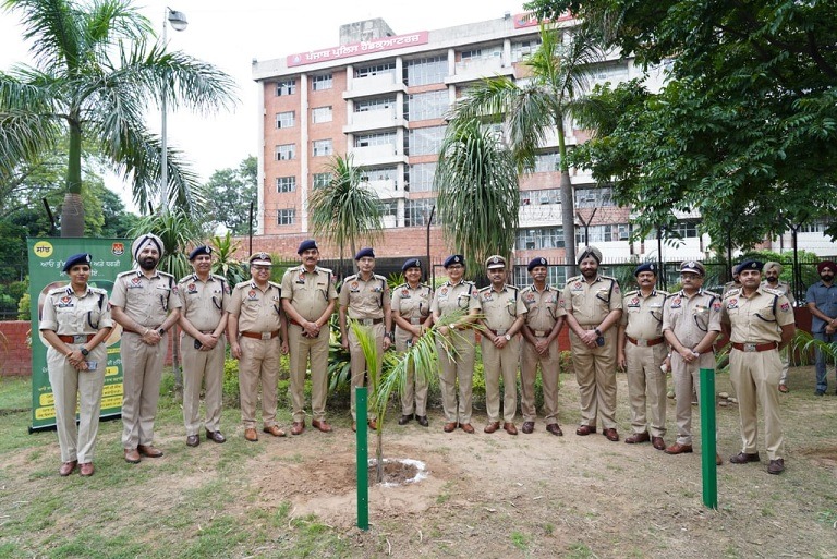 Other side of Punjab police: to save environment DGP launches plantation drive in police department