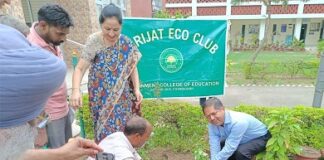 Tree plantation drive organized at Govt. College of Education, Chandigarh