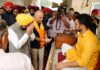 Manish Sisodia, along with his family, pays obeisance at Sri Darbar Sahib and Durgiana Temple