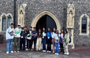 13 Ryan School students attend student exchange program in UK