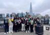 13 Ryan School students attend student exchange program in UK