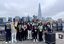 13 Ryan School students attend student exchange program in UK