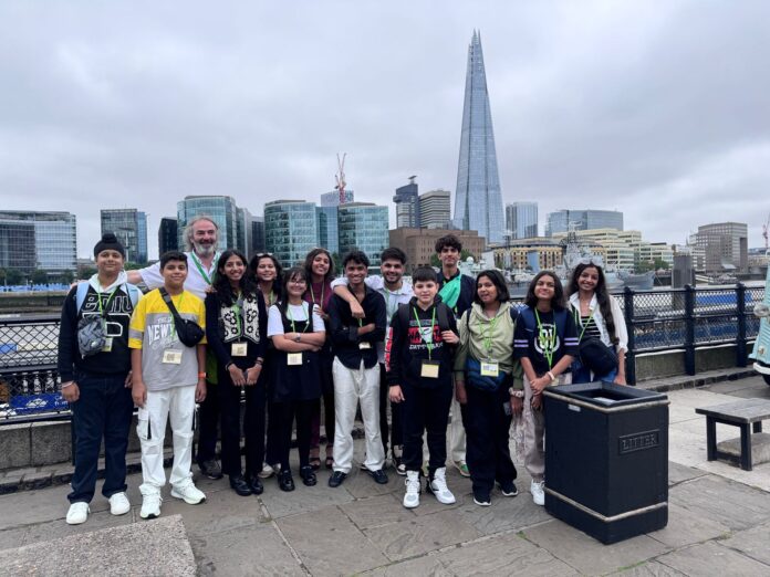 13 Ryan School students attend student exchange program in UK