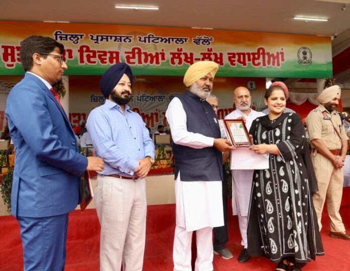 82 Patialavies honoured on Independence Day function by Finance Minister