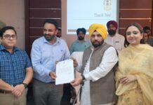 PSPCL Addl SE gets `Letter of Appreciation' from Punjab Power Minister Harbhajan Singh ETO