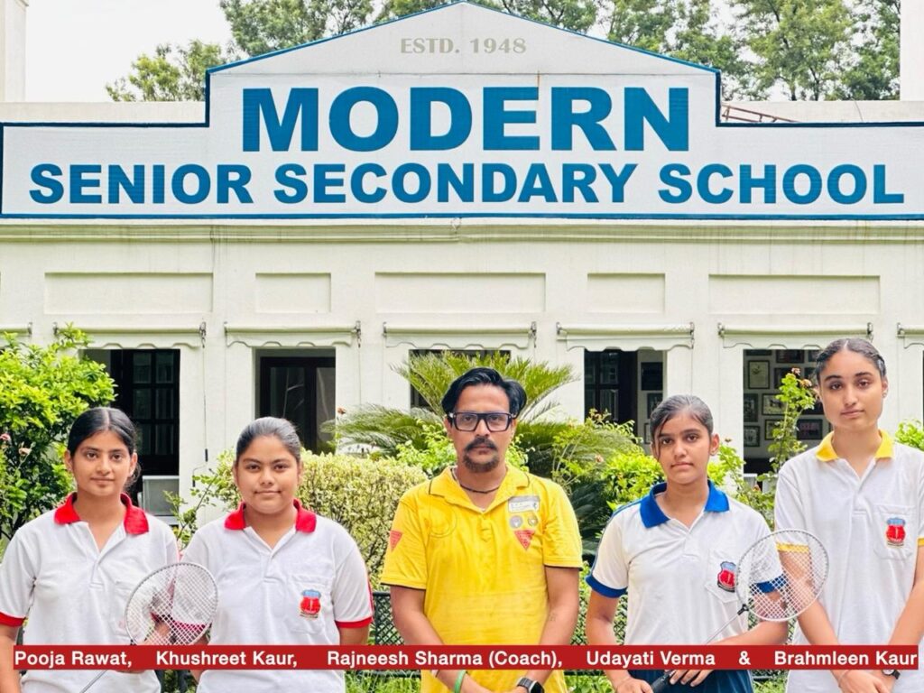 Modern Senior Secondary School, Patiala, triumphs in zonal badminton tournament