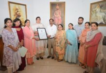 Govt Bikram College staff bids farewell to Pr. Ram Kumar