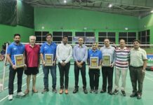 Rajneesh Bhatia, CEO MYTrident wins two medals at Ceylon Masters International Badminton Championship