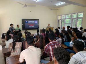 Lecture on cyber awareness organised by Govt Bikram College of Commerce 