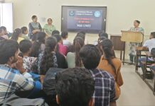 Lecture on cyber awareness organised by Govt Bikram College of Commerce