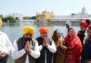 Mann becomes first CM to visit Amritsar with a Governor; both paid obeisance at Sri Harmandir Sahib and Sri Durgiana Mandir