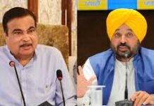 Befitting reply by CM Mann to Gadkari; blames NHAI contractors for sorry state of affairs in projects -Photo courtesy-Organiser