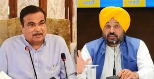 Befitting reply by CM Mann to Gadkari; blames NHAI contractors for sorry state of affairs in projects -Photo courtesy-Organiser