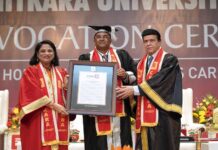 Chitkara University Confers Raj P Narayanam, Chairman of Zaggle, with Honorary Doctorate