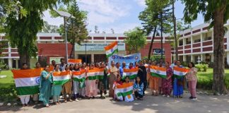 Government College of Education, Chandigarh, Celebrates "Har Ghar Tiranga" Campaign with Enthusiastic Participation