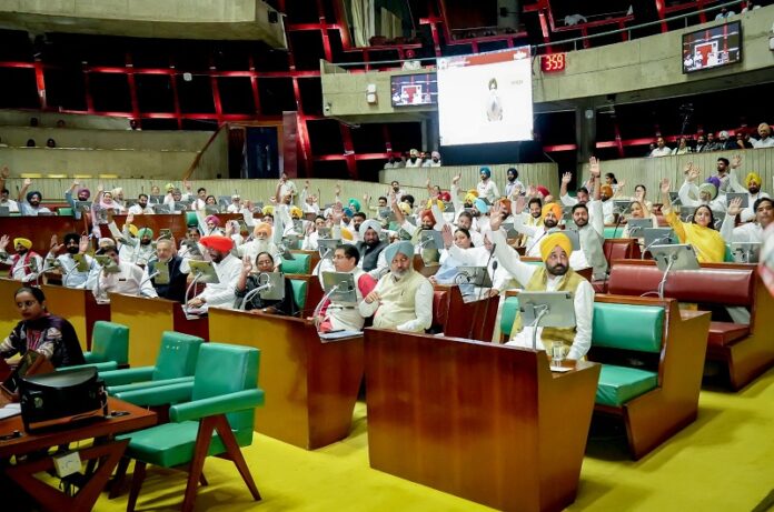 Punjab Vidhan Sabha passes four bills; three passed unanimously; one passed through majority