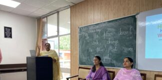 Special lecture by Dr Regina Maini for Integrated Teacher Education Programme (ITEP) students