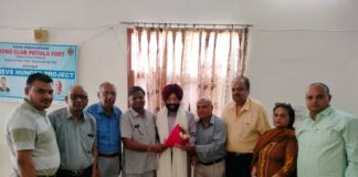 113-Year-Old institution recognises Dr. JPS Walia for outstanding contributions to Orthopedics and Social Service