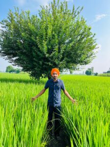 Trendsetter: Patiala’s Amrjit Singh from village Hirdapur manages stubble without burning, setting an example for other farmers