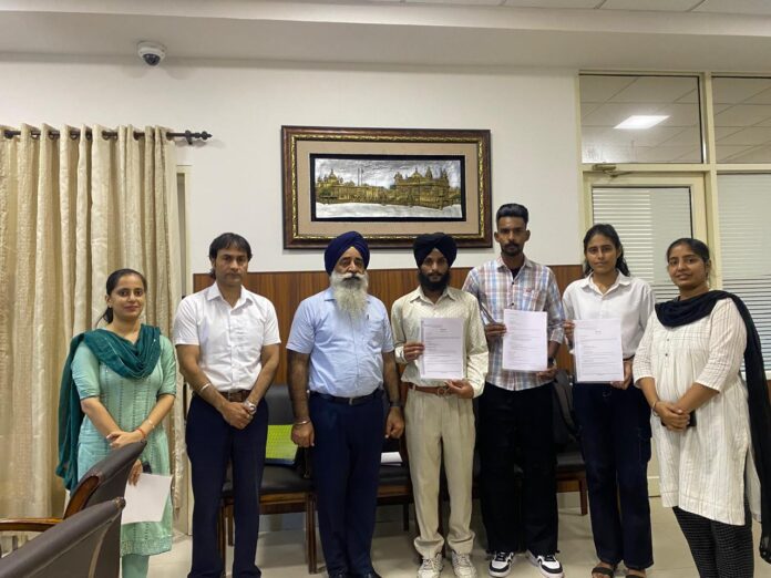 Sri Guru Granth Sahib World University Celebrates Successful Placement Drives with Offer Letter Distribution