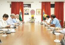 CM back in action mode chairs key meet; announces to give 25% more than their allotment paddy to first 750 Rice millers