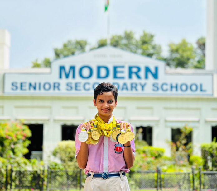 Standout athlete from Modern School Anjali Jakhar shines with multiple golds at Khelo India Women Cycling Leagues