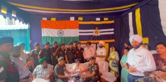 WW II veteran centenarian Lance Naik Charan Singh’s birthday celebrated by Indian Army