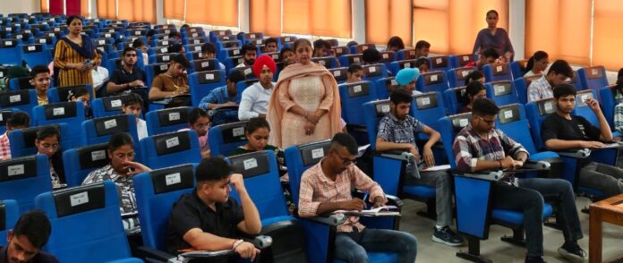 To commemorate 90th anniversary of RBI, Govt Bikram College organised RBI Quiz for students