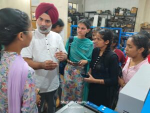 Industrial Visit: to get exposure, Punjabi University Physics department students visited Ambala 