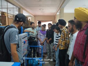 Industrial Visit: to get exposure, Punjabi University Physics department students visited Ambala 