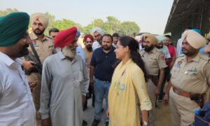 DC Patiala inspects Sanaur Mandi on the first day of paddy procurement, reviews arrangements