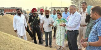 Health Minister reviews paddy procurement arrangements in his constituency for the second consecutive day