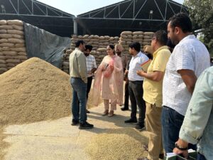 DC Patiala and her team of around 5 dozen officials including 16 PCS officers on toes to ensure smooth procurement of paddy 