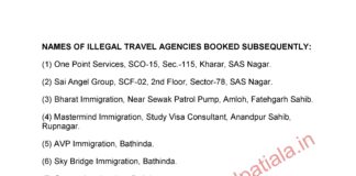 Travel Agents under Punjab Police radar; 18 more booked; till date 43 booked for luring youths with overseas jobs-ADGP Sinha